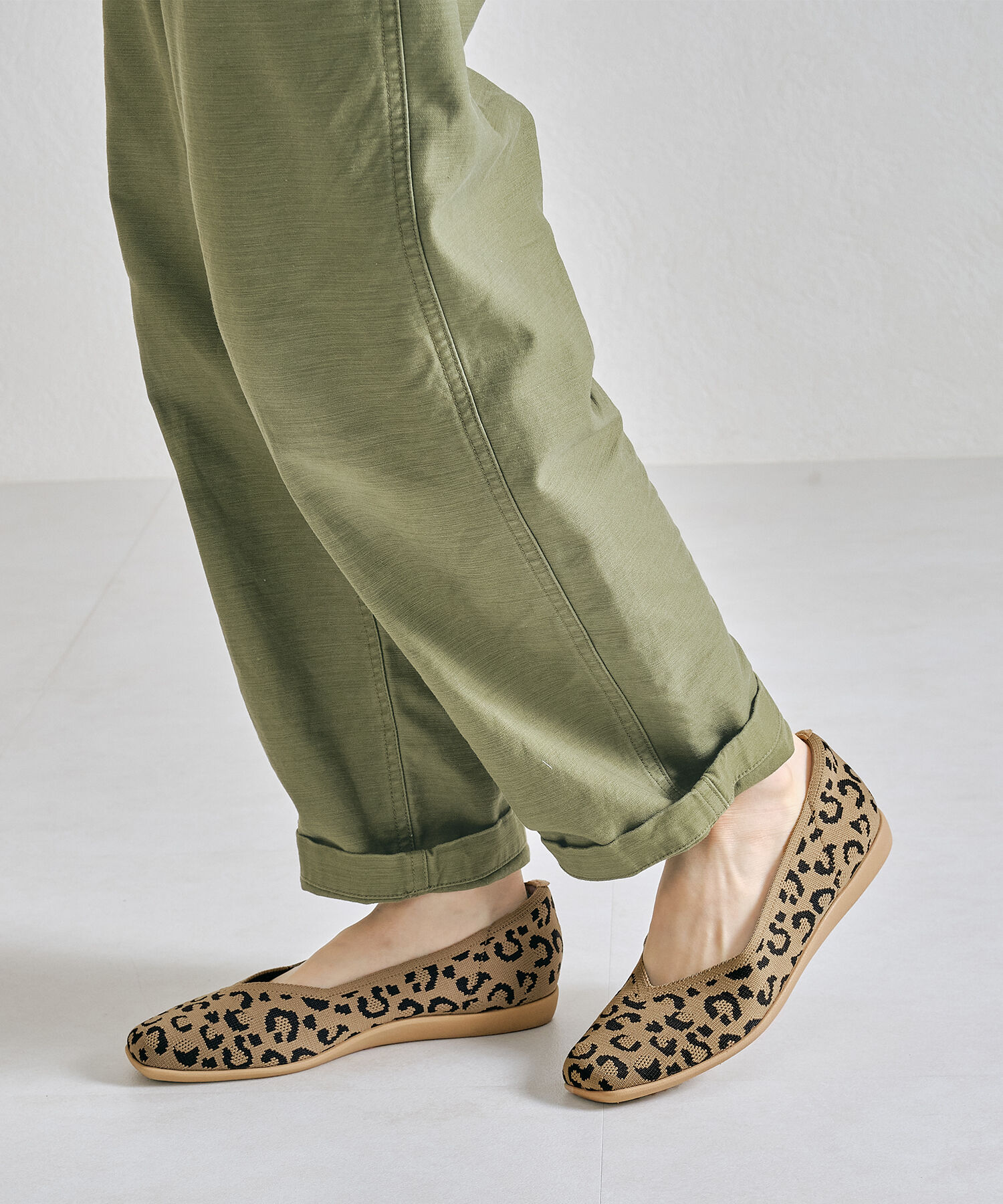 ORiental TRaffic「【洗濯OK】 ニット パンプス /R-3215 軽量 フラット ニット 通気性 柔らかい」|パンプス|