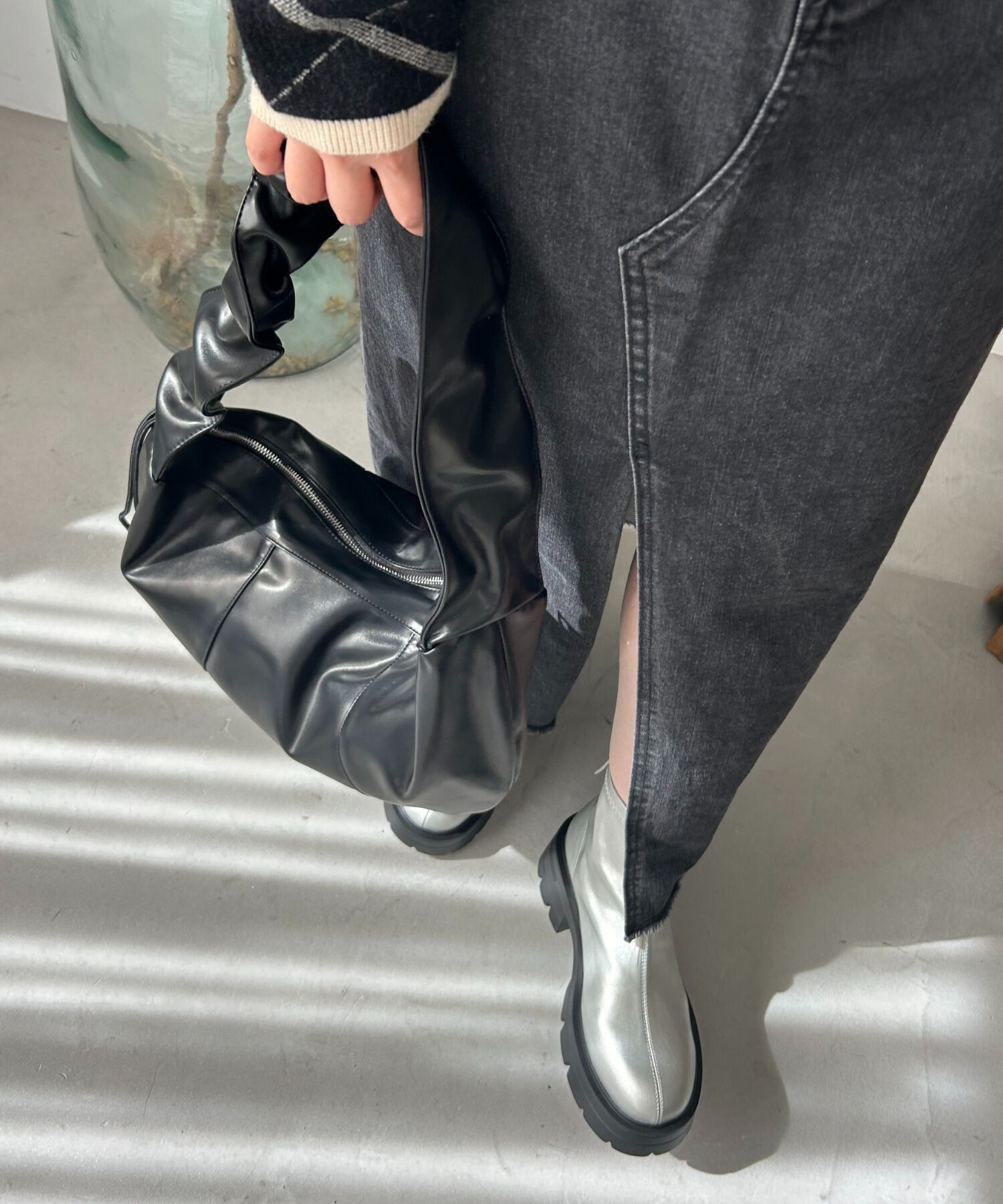 ORiental TRaffic「【BAG】ギャザーショルダーボディバッグ/BA-234 トレンド 人気 売れてる」|ショルダー・メッセンジャー|