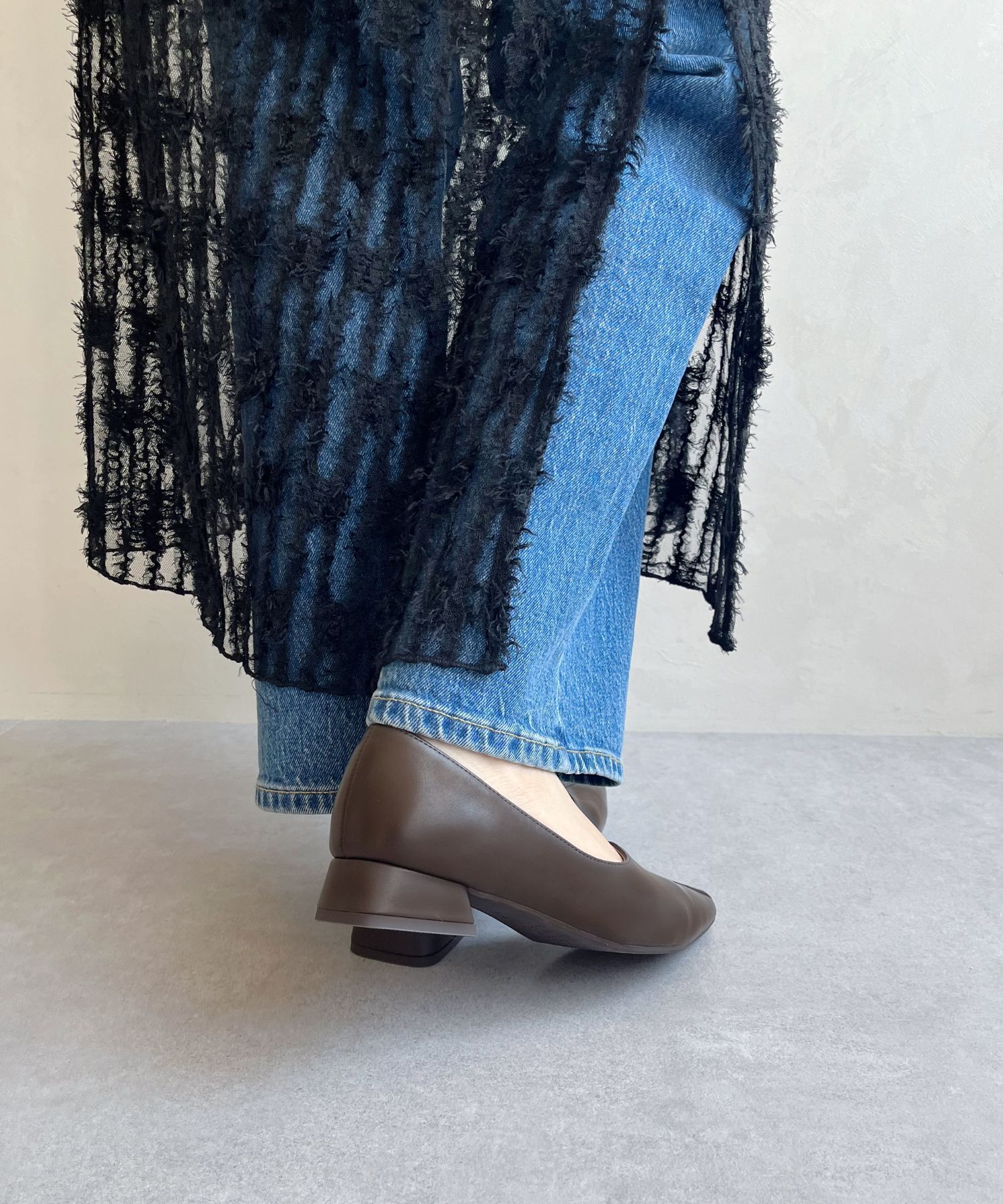 ORiental TRaffic「【WEB限定/累計2万足突破】フレア ヒール ポインテッドトゥ パンプス /45301 ヒール2.8ｃｍ 通勤靴 」|パンプス|