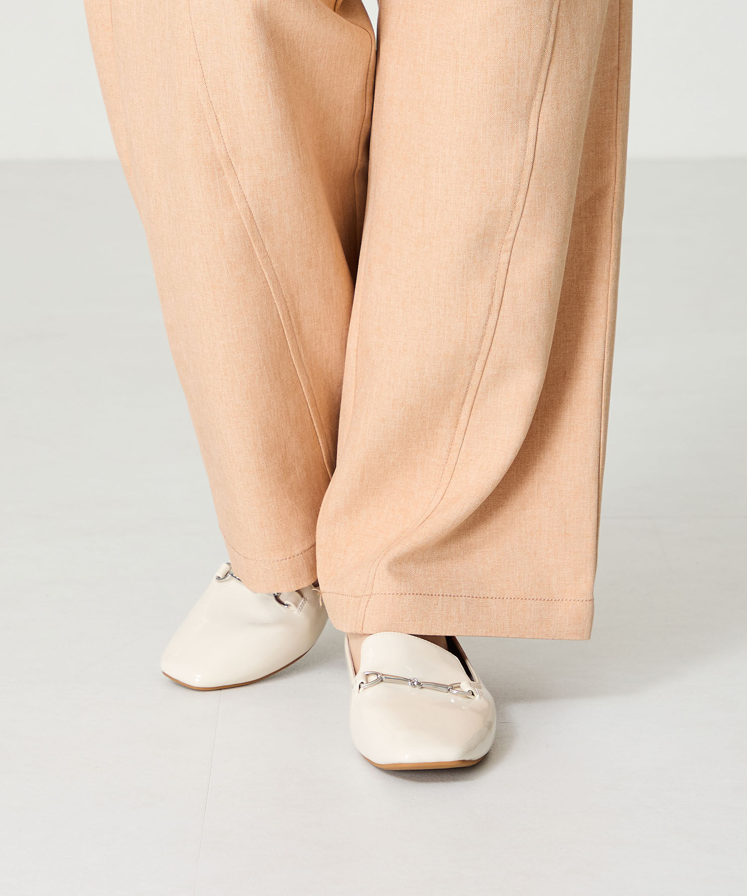 ORiental TRaffic「【WEB限定】 晴雨兼用 ビット ローファー /55106 レイン フラット 柔らかい」|パンプス|