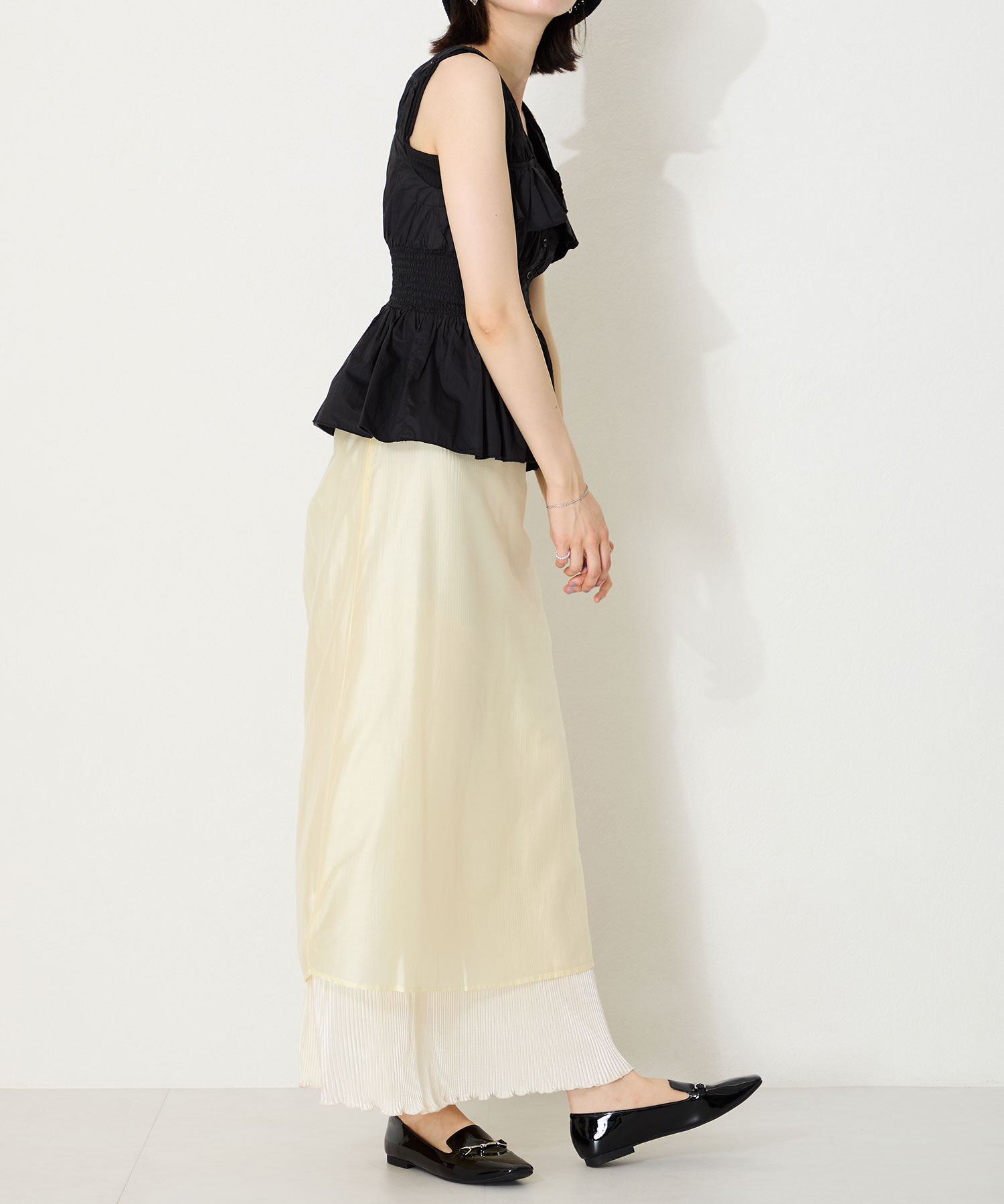 ORiental TRaffic「【WEB限定】 晴雨兼用 ビット ローファー /55106 レイン フラット 柔らかい」|パンプス|