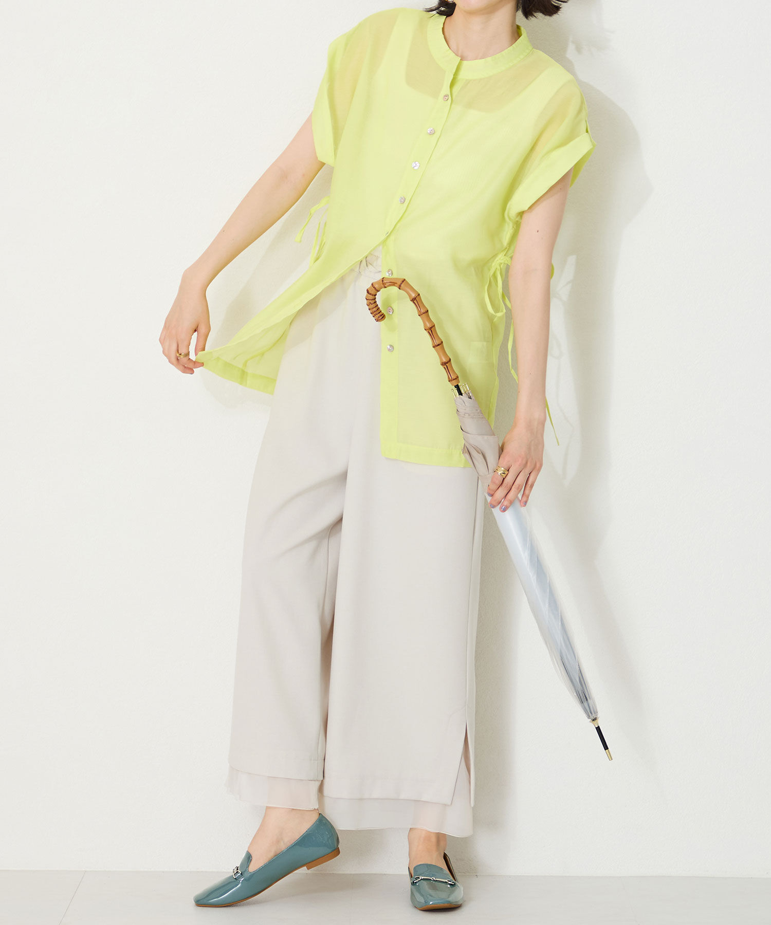 ORiental TRaffic「【WEB限定】 晴雨兼用 ビット ローファー /55106 レイン フラット 柔らかい」|パンプス|