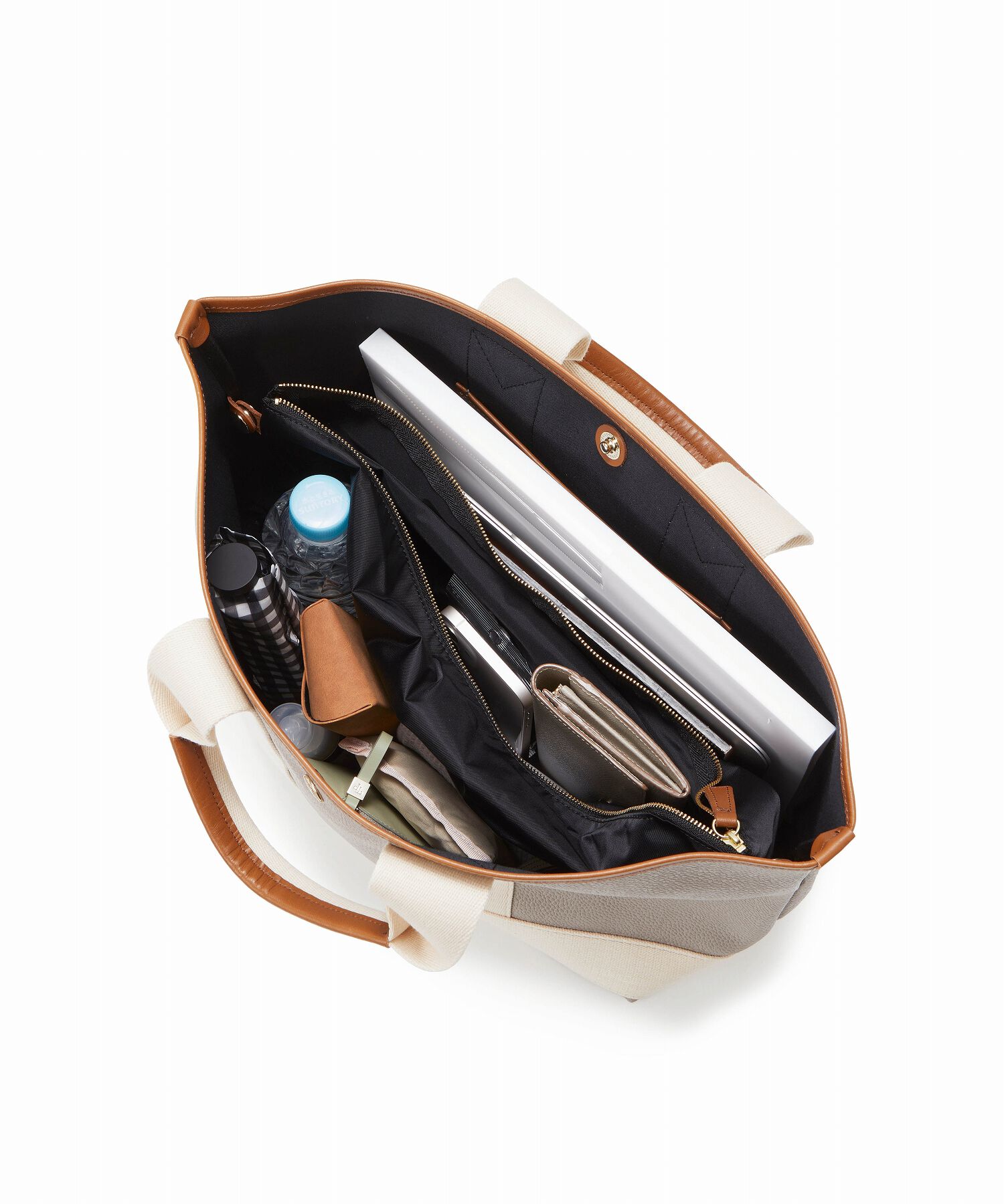 TOPKAPI BREATH「【Breath TOPKAPI】SCOTCH GRAIN スコッチグレイン ショルダー付き A4 トート バッグ」|トートバッグ|