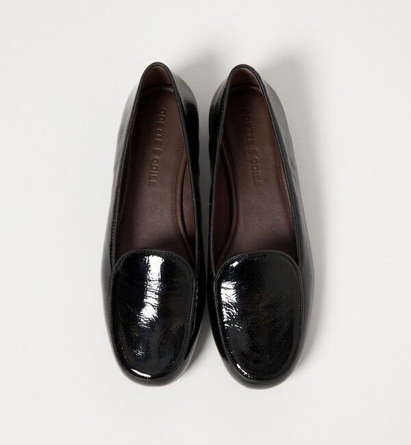 ODETTE E ODILE「ラウンドモカ フラット15&uarr;」|モカシン|