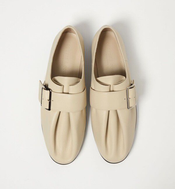 ODETTE E ODILE「ベルトソフトダービー フラット20&uarr;」|ビジネス・ドレスシューズ|OFF WHITE