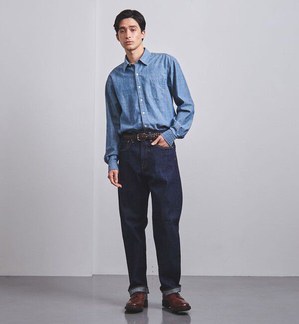 UNITED ARROWS「<HAND ROOM (ハンドルーム）> ストレート デニム」|チノ|