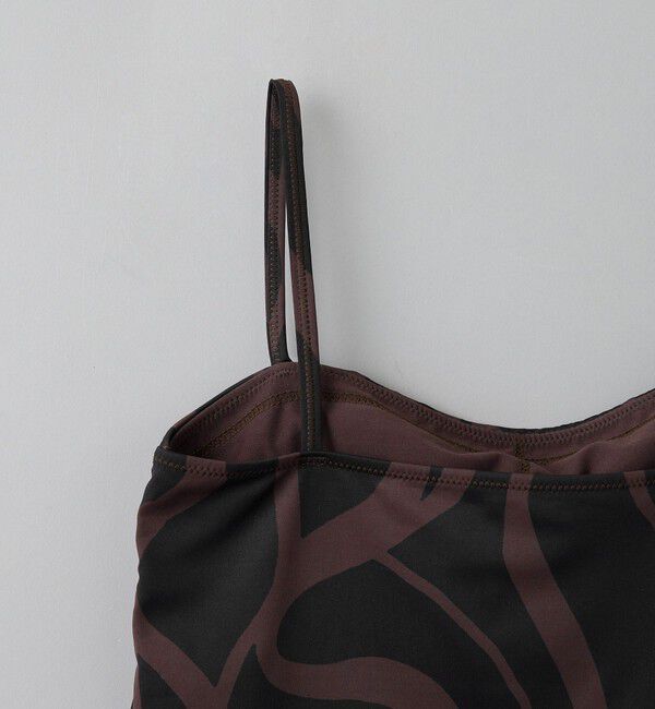 UNITED ARROWS「＜TO UNITED ARROWS＞プリント キャミソールトップ/スイムウエア」|ビキニトップス|