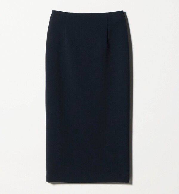 UNITED ARROWS「ダブルクロス タイトスカート ‐ストレッチ ウォッシャブル‐」|タイト|