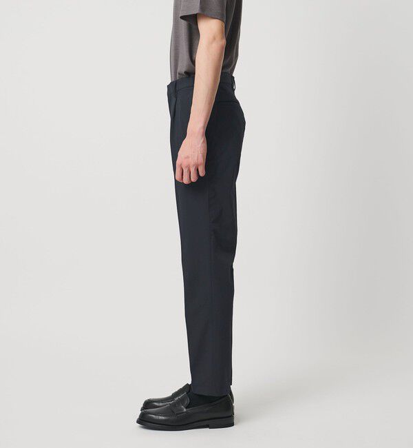 UNITED ARROWS「ウェザーコンフォート タフタ サイドシャーリング  スラックス 撥水 ストレッチ」|スラックス|