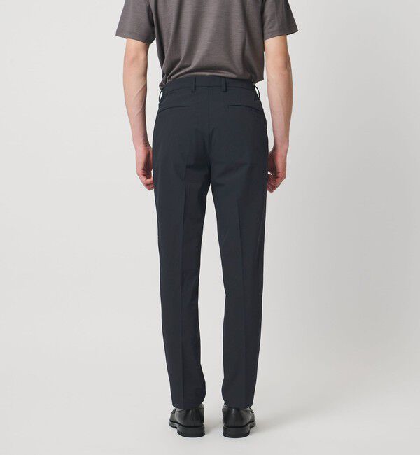 UNITED ARROWS「ウェザーコンフォート タフタ サイドシャーリング  スラックス 撥水 ストレッチ」|スラックス|