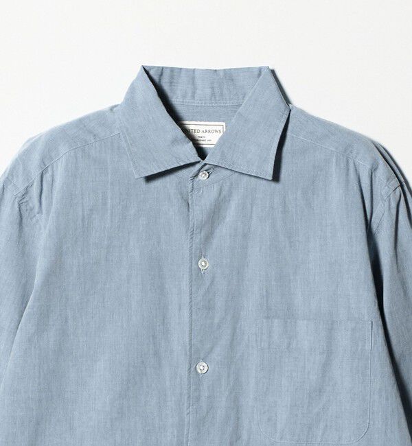 UNITED ARROWS「シャンブレー ワンピースカラー シャツ」|シャツ・ブラウス|