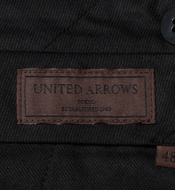 UNITED ARROWS「ツイル ノープリーツ スラックス COMFORT EASY-MODEL ストレッチ」|スラックス|
