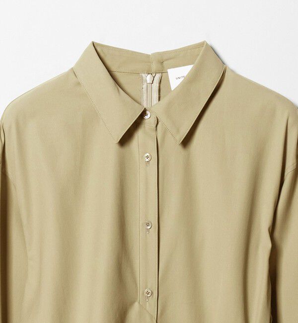 UNITED ARROWS「ドレープ ギャザー ワンピース ‐ウォッシャブル‐」|ワンピース|