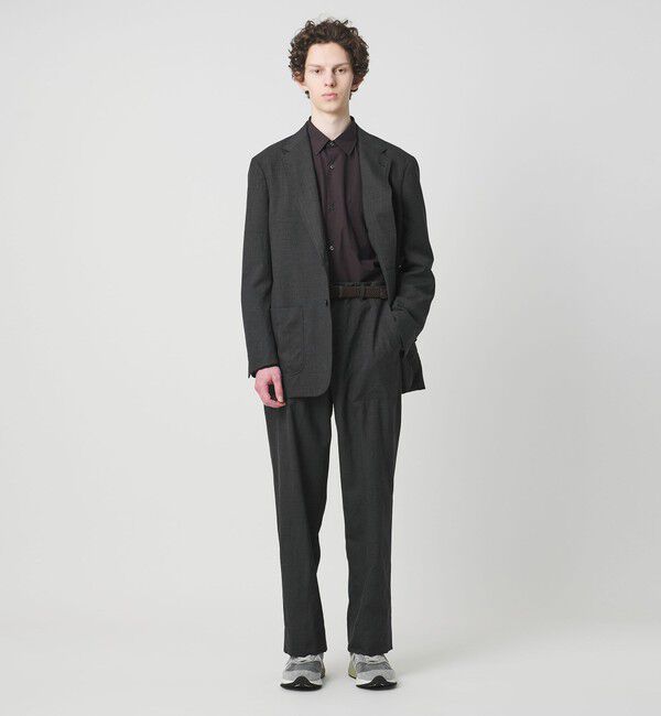 UNITED ARROWS「＜District＞ウォッシュド トロピカルウール ベイカー スラックス」|スラックス|