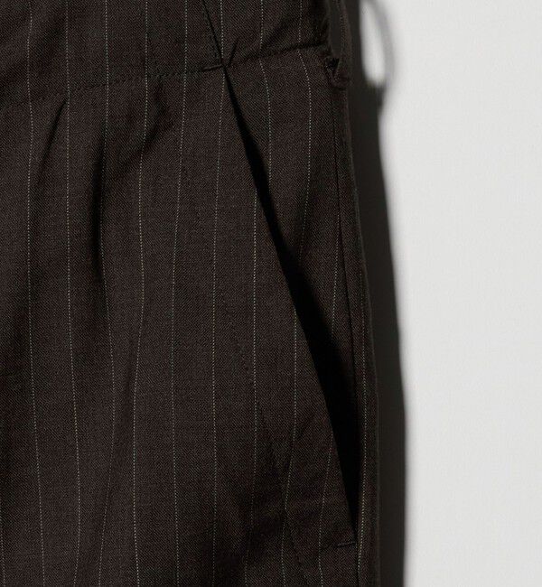 UNITED ARROWS「＜District＞ウォッシュド トロピカルウール ベイカー スラックス」|スラックス|