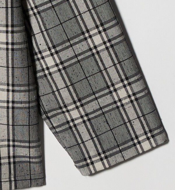 UNITED ARROWS「ネップクロス グレンチェック ユーティリティシャツ」|シャツ・ブラウス|