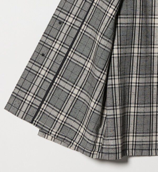 UNITED ARROWS「ネップクロス グレンチェック ユーティリティシャツ」|シャツ・ブラウス|