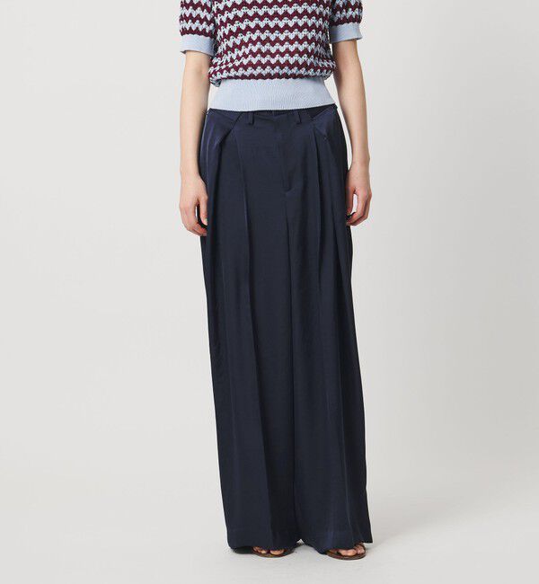 AEWEN MATOPH「＜AEWEN MATOPH＞サテンインタックパンツ ‐ ウォッシャブル - 」|その他|