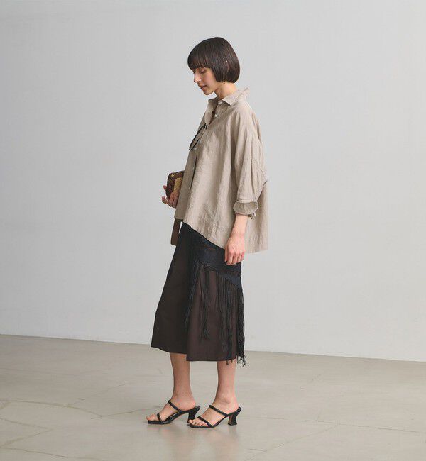 UNITED ARROWS「リネン ドルマン シャツ ‐ウォッシャブル‐」|シャツ・ブラウス|