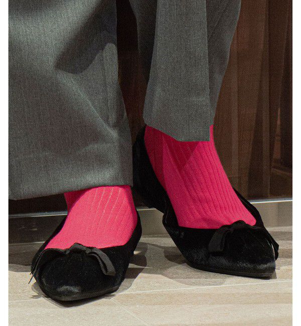 UNITED ARROWS green label relaxing「＜MAEE＞コンプレッションソックス（コットンリブ）/ 着圧ソックス / 靴下」|ソックス|