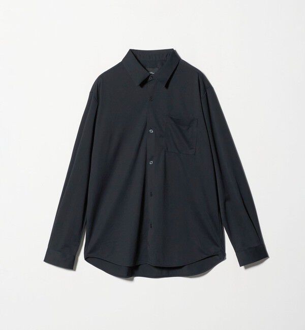 UNITED ARROWS green label relaxing「【WEB限定】JUST fit トリコット ドレープ シャツ」|シャツ・ブラウス|