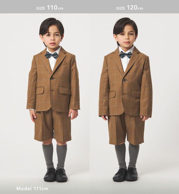 UNITED ARROWS green label relaxing「ウィンドペン チェック ジャケット / キッズ 110cm-130cm」|テーラードジャケット|