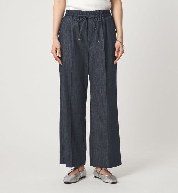 UNITED ARROWS green label relaxing「［size SHORT/TALLあり］ニーハイフレアパンツ デニム 2 ストレッチ」|デニム|