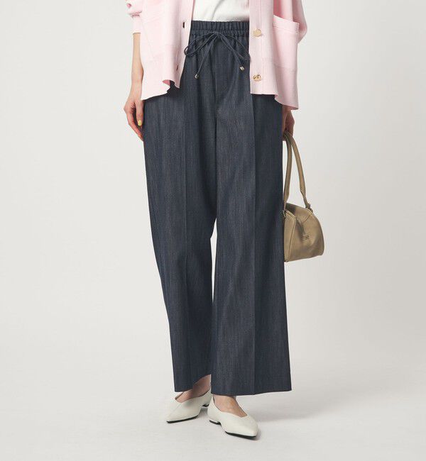 UNITED ARROWS green label relaxing「［size SHORT/TALLあり］ニーハイフレアパンツ デニム 2 ストレッチ」|デニム|