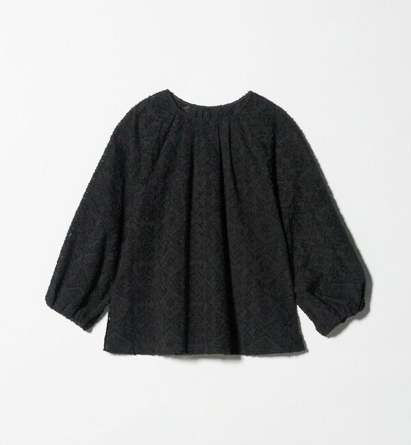 UNITED ARROWS green label relaxing「カットジャガード ブラウス」|シャツ・ブラウス|