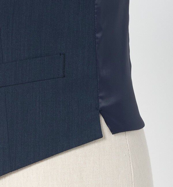 UNITED ARROWS green label relaxing「A+ TWPU トロピカル無地 スリム 5B セットアップ ベスト -ウォッシャブル-」|スーツ|