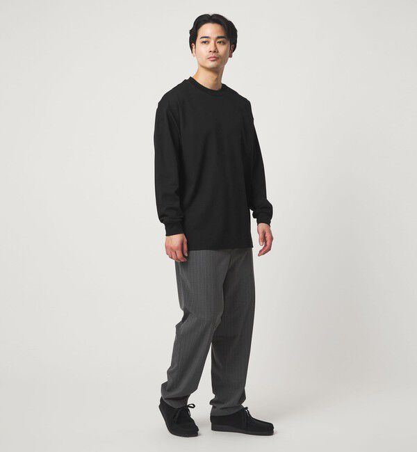 UNITED ARROWS green label relaxing「ALBINI ハイゲージ モクロディ クルーネック カットソー」|Tシャツ・カットソー|