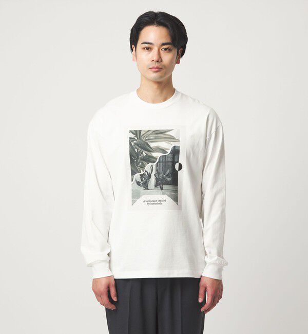 UNITED ARROWS green label relaxing「＜Phospho Graphica＞グラフィック ロングスリーブ Tシャツ」|Tシャツ・カットソー|