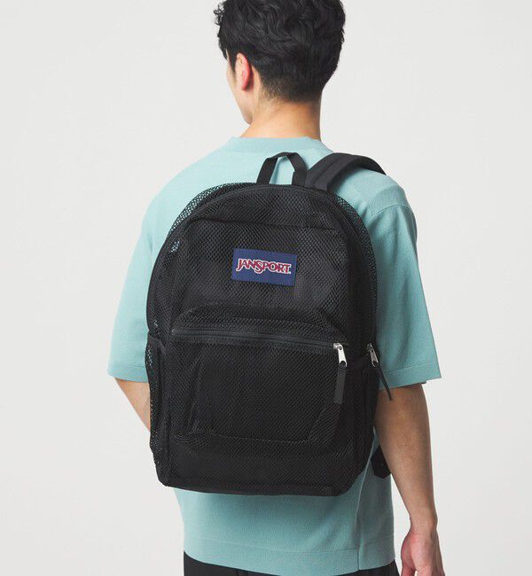 UNITED ARROWS green label relaxing「＜JANSPORT＞メッシュ パック リュック」|リュック|BLACK