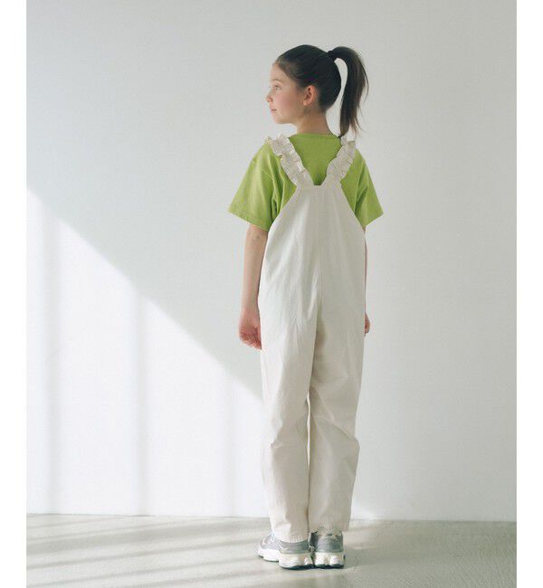 UNITED ARROWS green label relaxing「ツイル フリル サロペット / キッズ  140cm-160cm」|ワンピース|