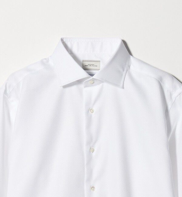 UNITED ARROWS green label relaxing「MADE BY HITOYOSHI ツイル ワイドカラー ドレスシャツ」|シャツ・ブラウス|