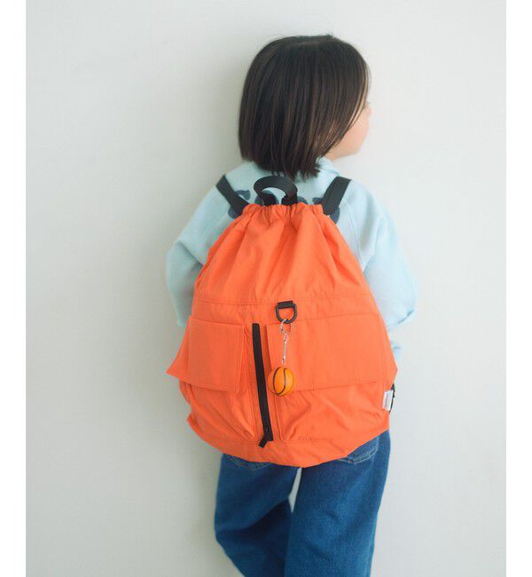 UNITED ARROWS green label relaxing「ナップサック / リュック / キッズ はっ水」|リュック|ORANGE