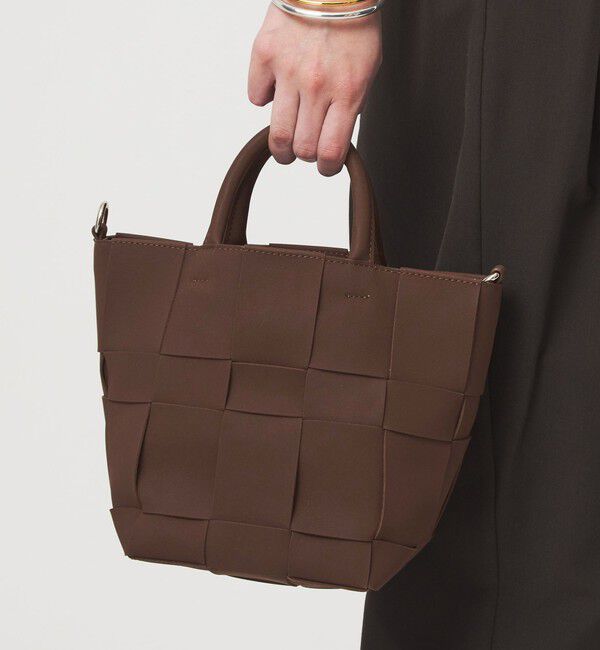 UNITED ARROWS green label relaxing「2WAY 編込み 巾着 トートバッグ / ショルダーバッグ」|ショルダー・メッセンジャー|