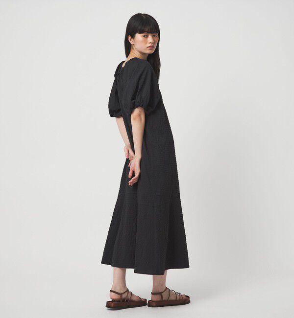 EMMEL REFINES「＜EMMEL REFINES＞EM  パフスリーブ キリカエ ワンピース」|ワンピース|