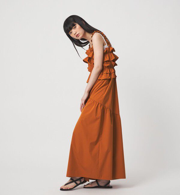 EMMEL REFINES「＜EMMEL REFINES＞EM フリル ギャザー ワンピース」|ワンピース|