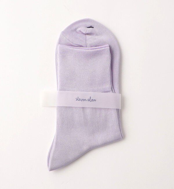 STEVEN ALAN「＜Steven Alan＞シルク ミックス ショート ソックス」|ソックス|