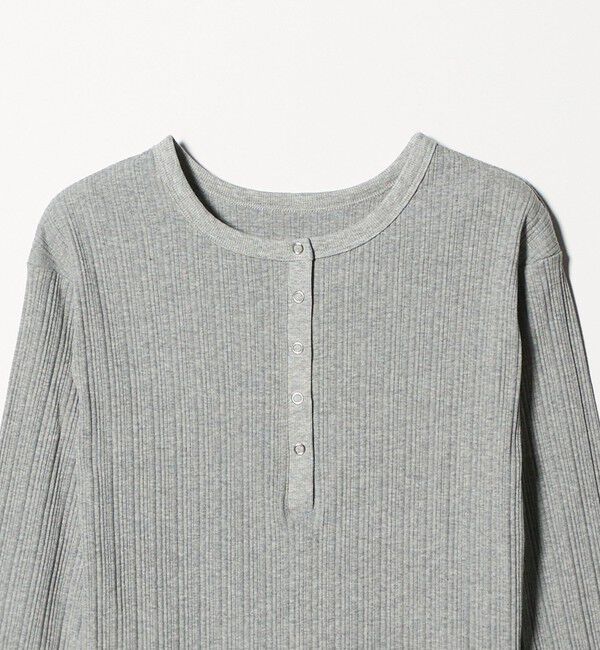 BEAUTY&YOUTH UNITED ARROWS「【WEB限定】ランダムリブ ヘンリーネック スナッププルオーバー」|Tシャツ・カットソー|