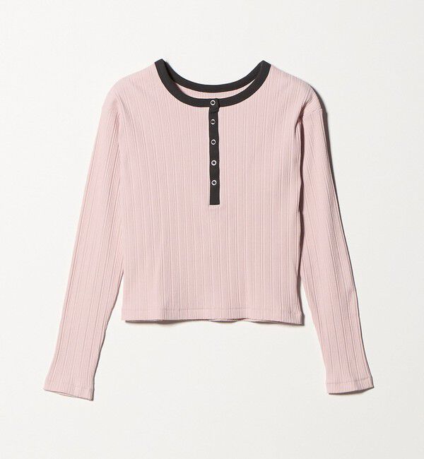 BEAUTY&YOUTH UNITED ARROWS「【WEB限定】ランダムリブ ヘンリーネック スナッププルオーバー」|Tシャツ・カットソー|