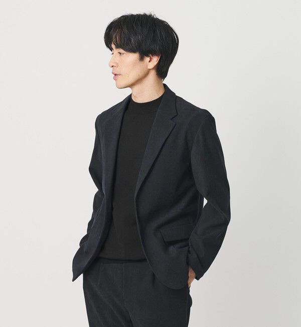 BEAUTY&YOUTH UNITED ARROWS「ブラッシュド ツイル 2B コンフォート ジャケット セットアップ対応可能」|テーラードジャケット|