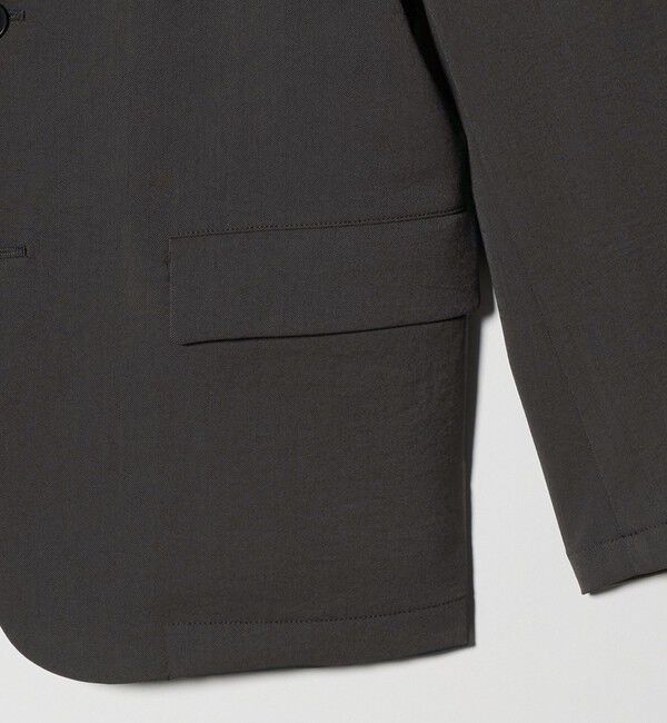 BEAUTY&YOUTH UNITED ARROWS「トリクシオン/TRIXION シャンブレー コンフォート ジャケット セットアップ対応 ウォッシャブル」|テーラードジャケット|