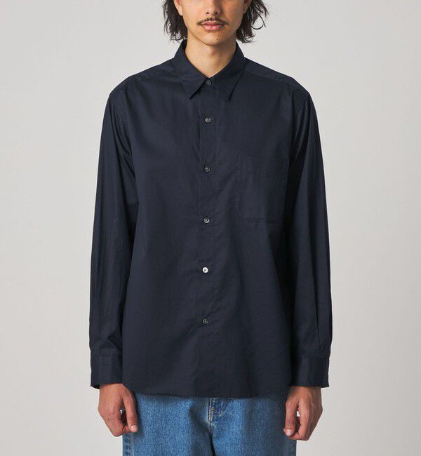 STEVEN ALAN「＜Steven Alan＞ 80 コンパクトヤーン ツイル レギュラーカラー シャツ NARROW」|シャツ・ブラウス|