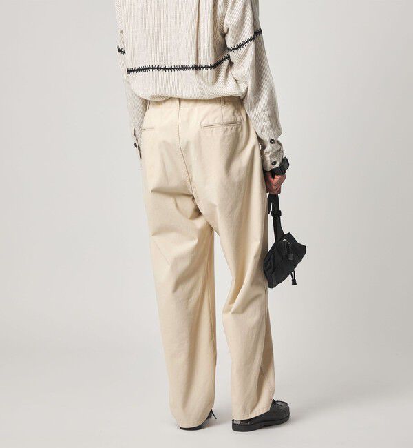 STEVEN ALAN「＜Steven Alan＞ ハイツイスト ツイル アーミー ノープリーツ トラウザーズ」|チノ|