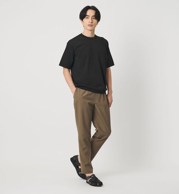 BEAUTY&YOUTH UNITED ARROWS「デオドラント ニットTシャツ 抗菌防臭 ウォッシャブル」|ニット・セーター|