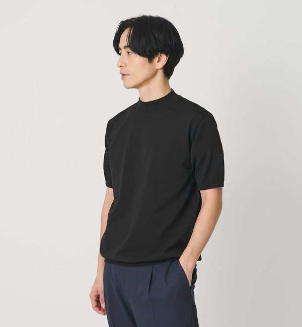 BEAUTY&YOUTH UNITED ARROWS「デオドラント ジャケットネック ニット 抗菌防臭 ウォッシャブル」|ニット・セーター|