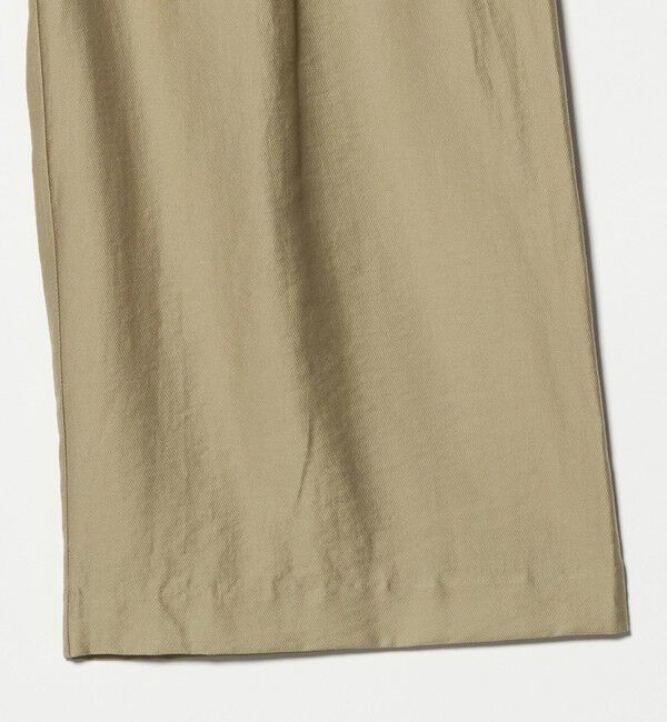 BEAUTY&YOUTH UNITED ARROWS「セルロースナイロン ツイル タック ワイドパンツ ウォッシャブル」|その他|