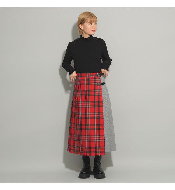 Ray BEAMS 「ランダム リブ メロー ハイネック カットソー」|Tシャツ・カットソー|